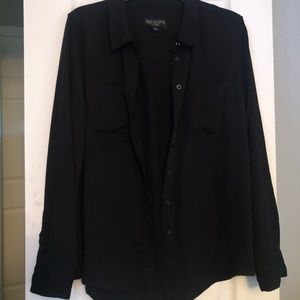 Black Button Up Tunic